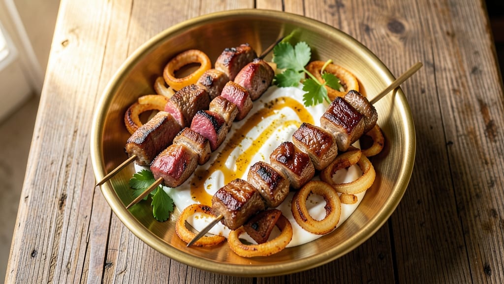 Beef and Lamb Kebabs Recipe: Skewered Spice and Charred Flavor Fusion
