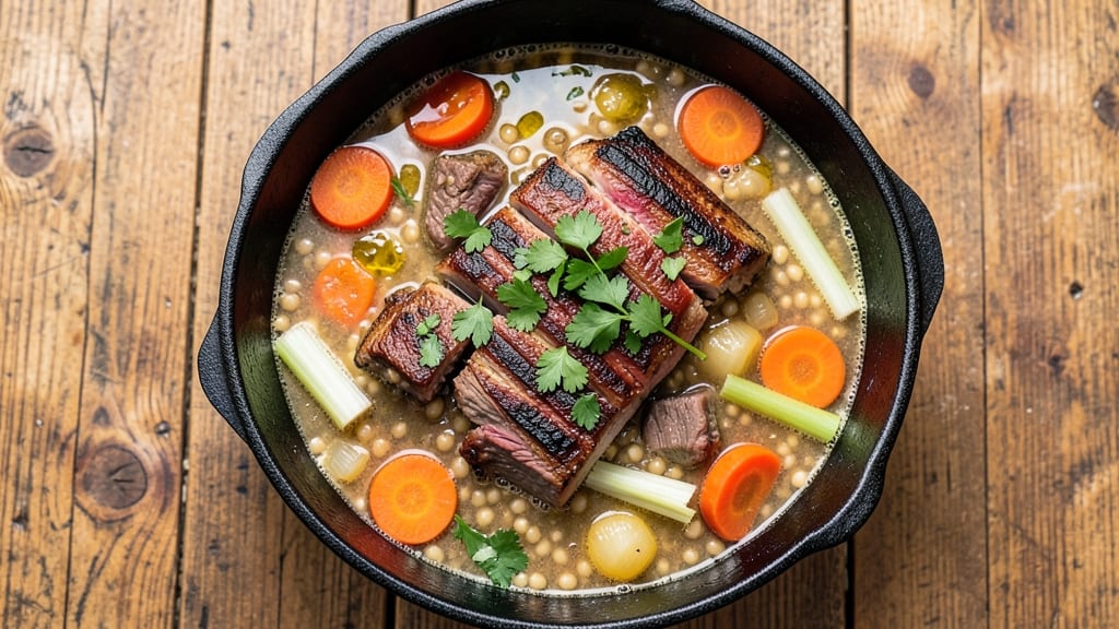 Beef Barley Soup Recipe Dutch Oven: Slow-Simmered Depth With Hearty Barley Bites
