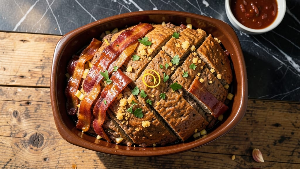 Beef and Bacon Meatloaf Recipe: Smoky Crispy Top, Juicy Centers Guaranteed
