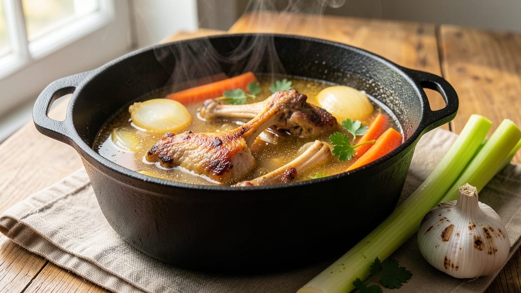 Beef and Chicken Bone Broth Recipe: Deep Umami Richness in 8 Hours