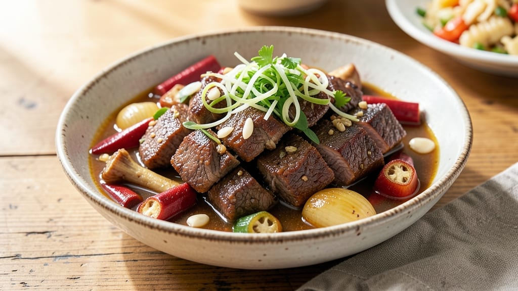 Beef Batchoy Recipe: Wok-Sear Spice and Okra-Thickened Richness