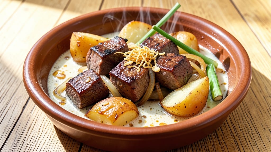 Beef and Potatoes Vietnamese Recipe: Fragrant Coconut-Caramelized One-Pot