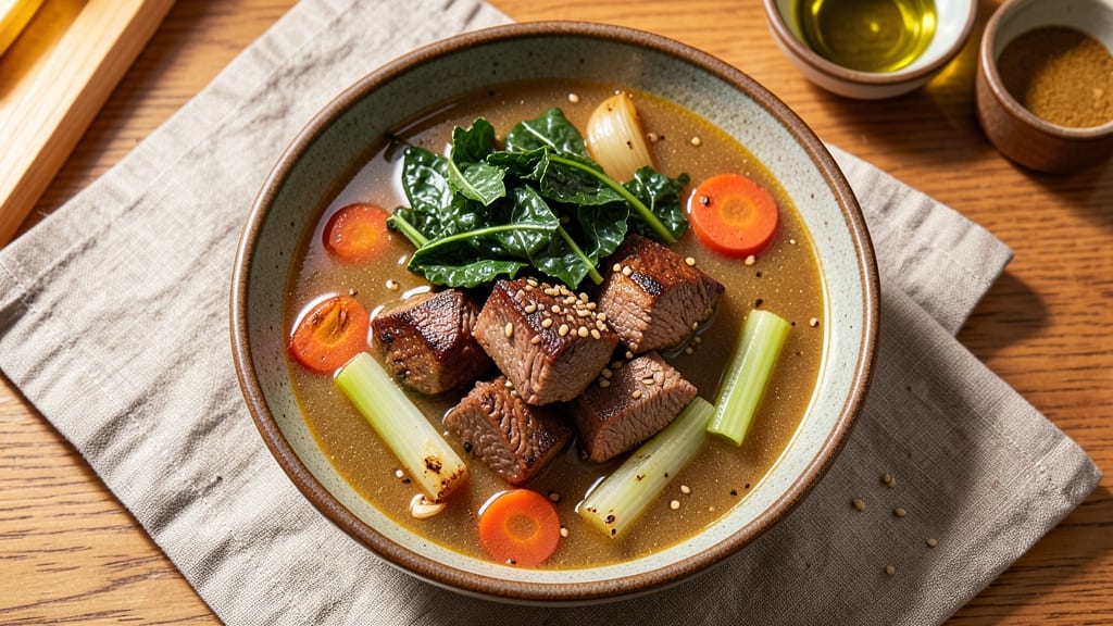 Beef and Kale Soup Recipe: Hearty Winter Warmth in One Pot