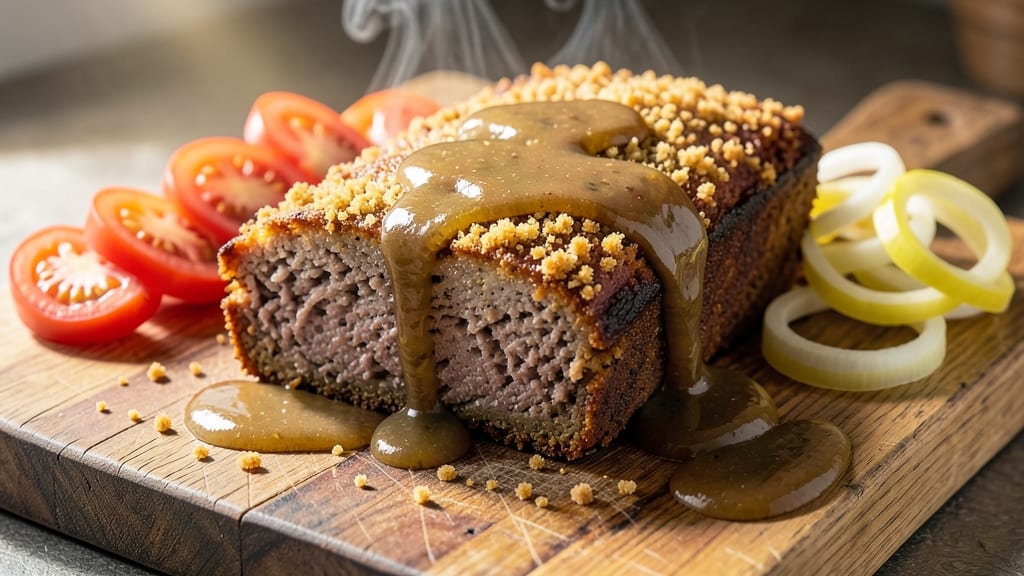 Beef and Pork Meatloaf Recipe with Bread Crumbs: Crispy Crust, Juicy Centers