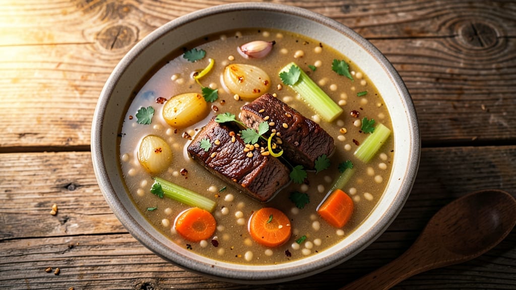 Beef Shank and Barley Soup Recipe: Deep-Simmered Richness With Umami Depth