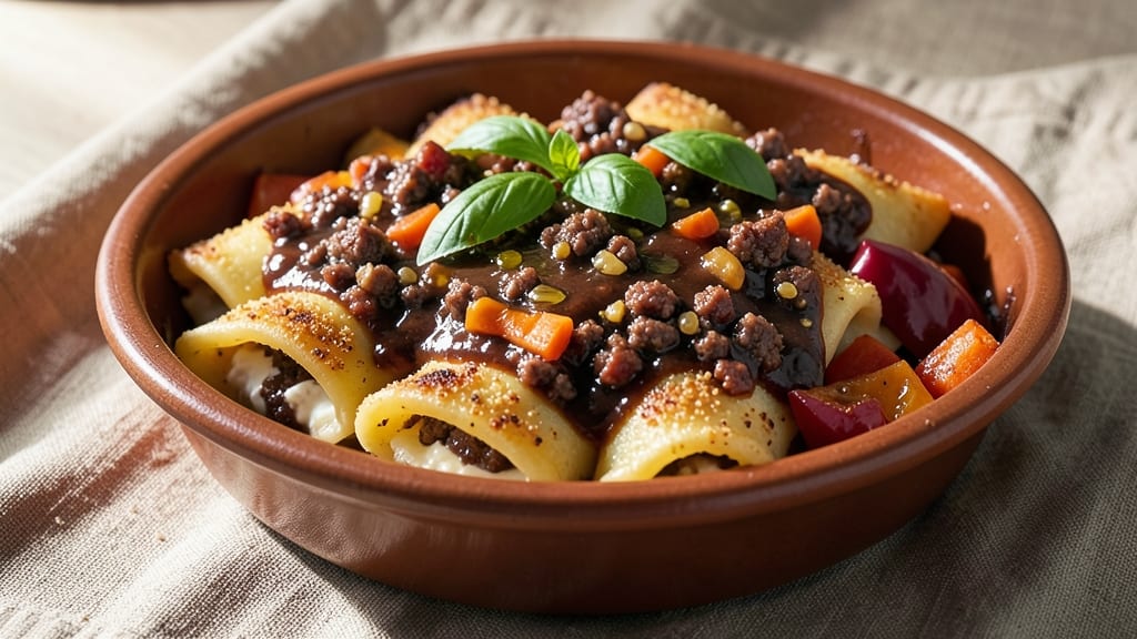 Beef and Sausage Manicotti Recipe: Layered Richness With Gooey Cheese Rivers