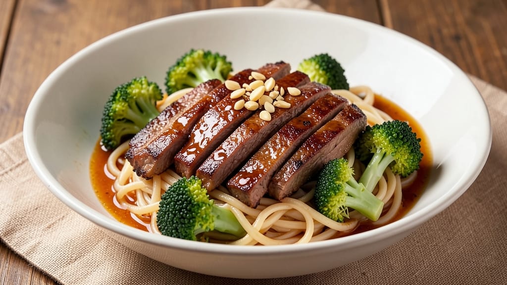 Beef and Broccoli Over Noodles Recipe: Savory Stir-Fry With Silky Noodles