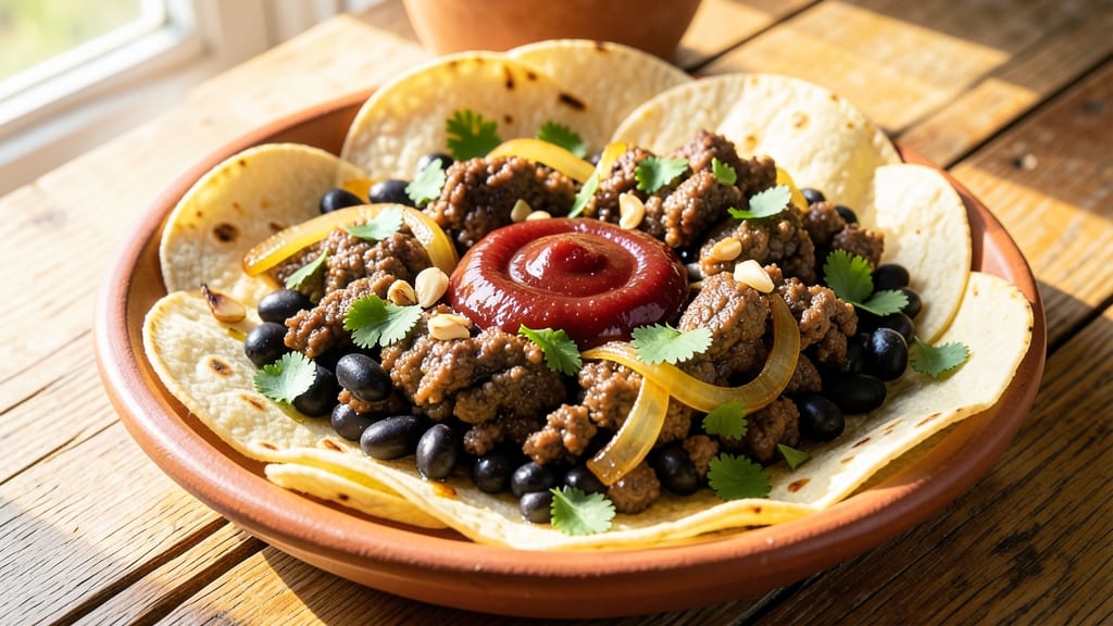 Beef and Bean Tacos Recipe: Smoky Cumin Crunch With Crispy Tortilla Crowns