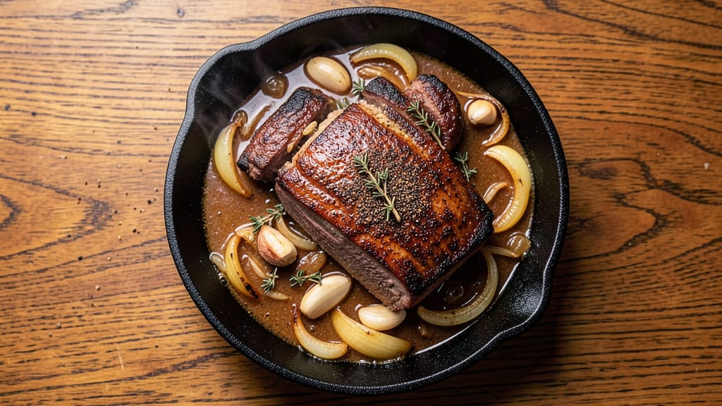 Barbecue Beef Stew Recipe: Deep-Smoked Richness With Caramelized Onions