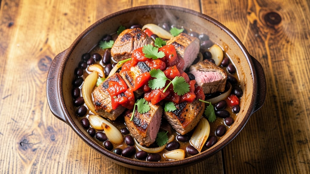 Beef and Black Bean Stew Recipe: Deep-Spiced Simmer With Tender Beef Chunks
