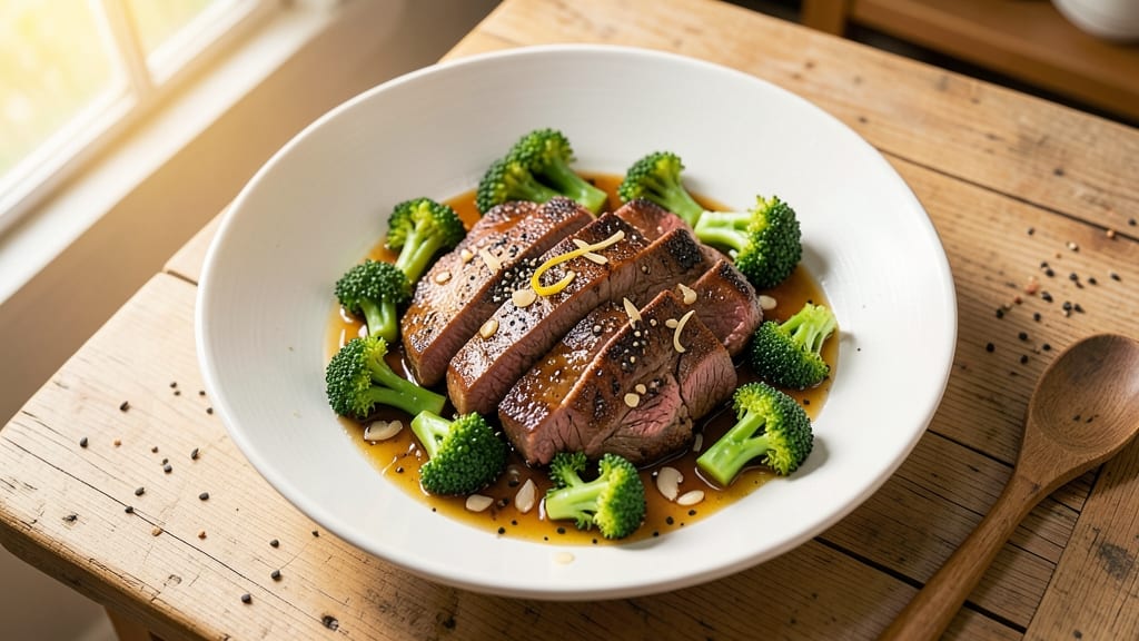 Atkins Beef and Broccoli Recipe: Low-Carb Stir-Fry With Savory Soy Zing