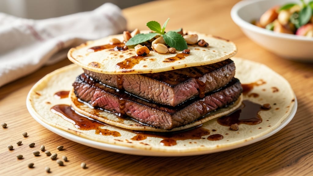 Beef Barg Recipe: Crispy Tortilla Crowns Over Smoky Cumin Beef Bites