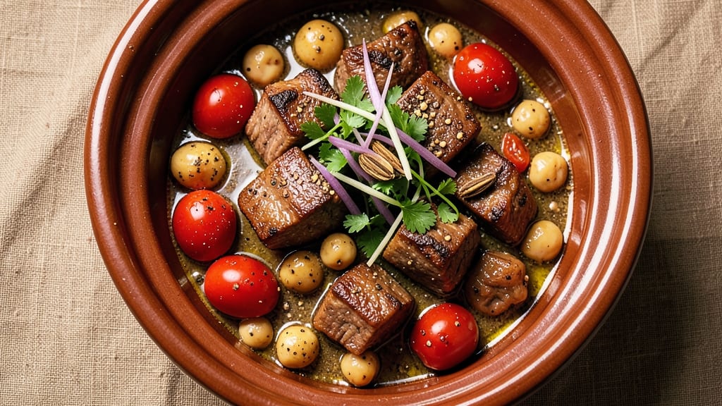 Arabic Beef Stew Recipe: Spiced Slow-Simmered Richness With Warm Za'atar Depth