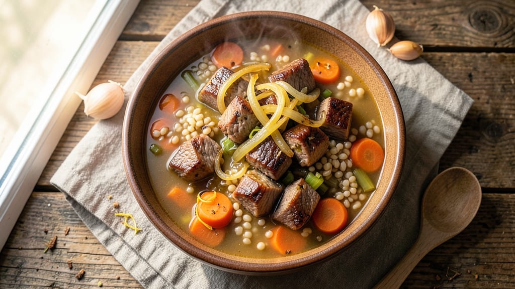 Beef Barley Soup Recipe No Tomatoes: Hearty Winter Comfort Without the Acid