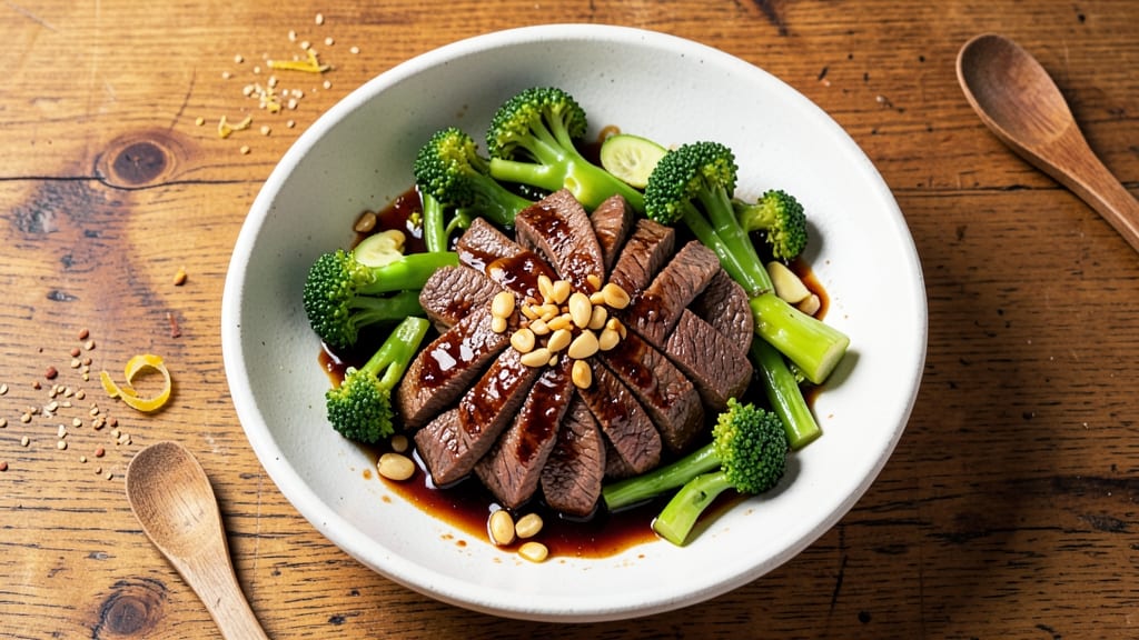 Beef and Gai Lan Recipe: Wok-Seared Umami Crunch With Silky Greens