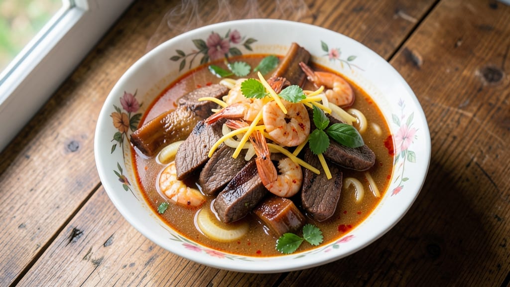 Beef and Shrimp Pho Recipe: Fragrant Star Anise and Cinnamon Broth Magic