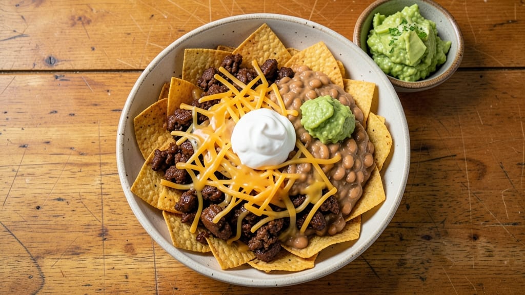 Applebee's Neighborhood Nachos Beef Recipe: Crispy Tortilla Layers Loaded With Smoky Beef and Melted Cheese Rivers
