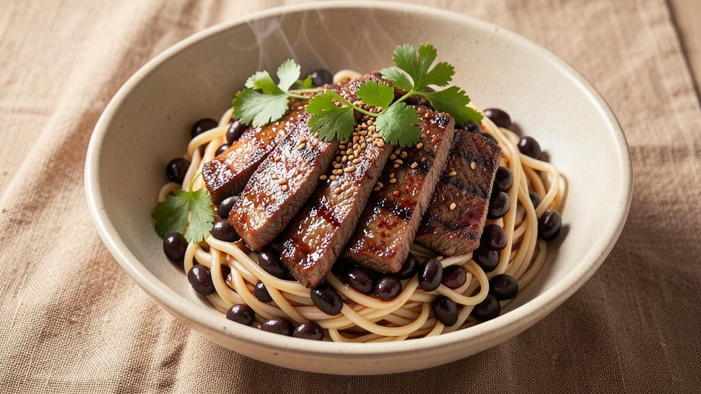 Beef and Black Bean Noodles Recipe: Smoky Spiced Stir-Fry With Chewy Noodles