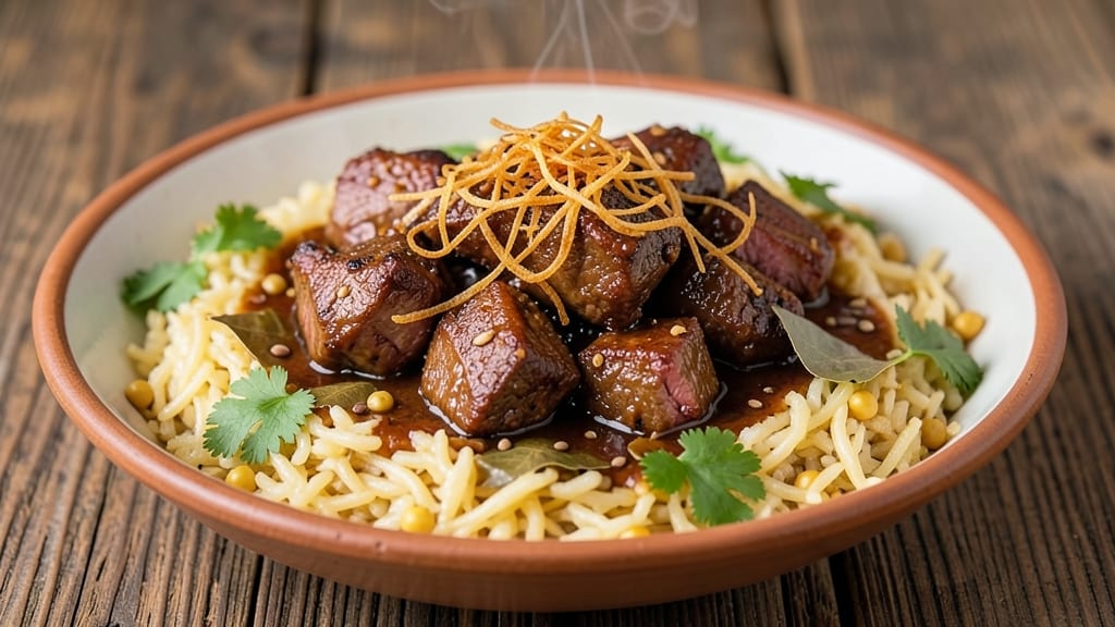 Beef Bhuna Khichuri Recipe Bengali: Fragrant Spiced Rice with Tender Beef Layers