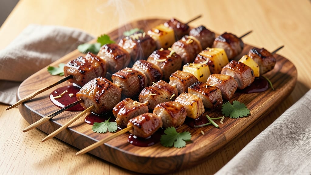 Barbecue Beef Skewers Recipe: Char-Grilled Crust With Smoky Marination Magic