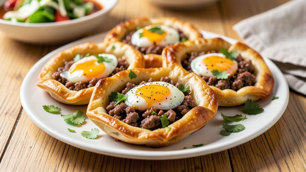 Beef and Egg Empanadas Recipe: Flaky Layers and Runny Yolk Surprise