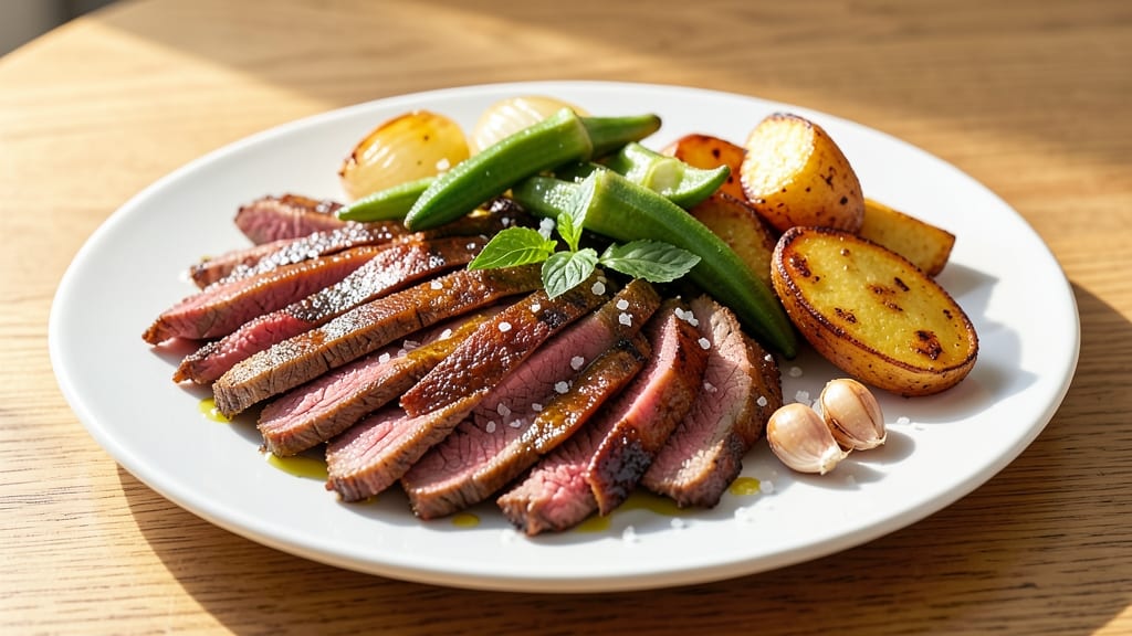 Ampalaya Corned Beef Recipe: Silky Okra and Sweet Potato Harmony