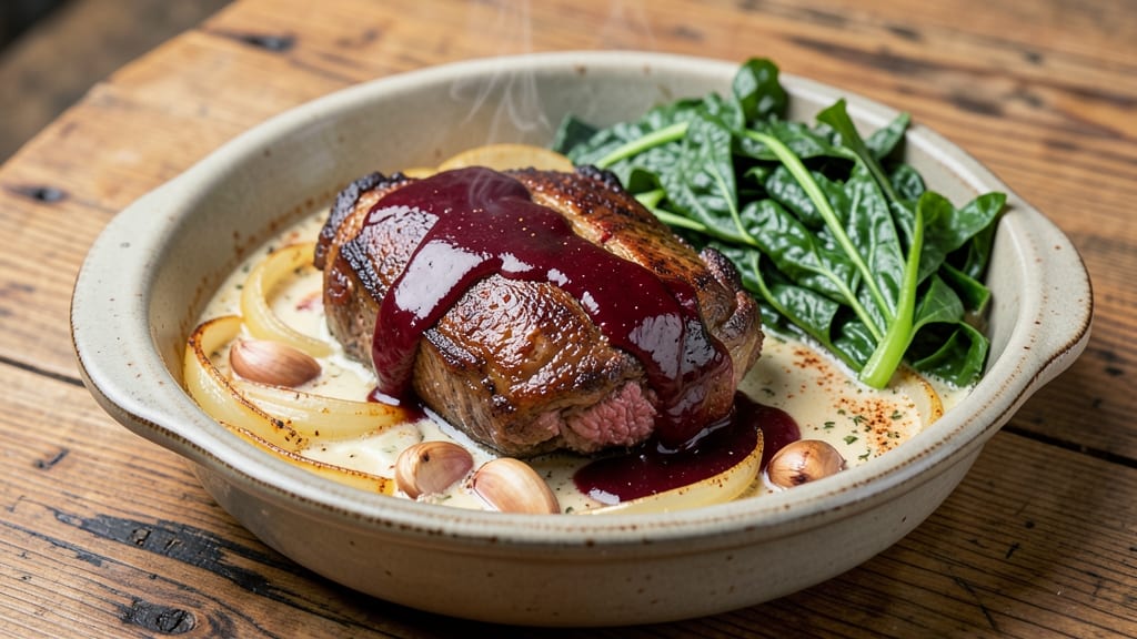 Beef and Greens Recipe: Slow-Simmered Richness With Caramelized Onion Depth