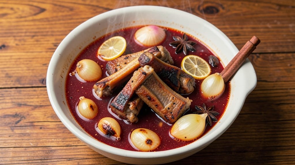 Asian Beef Bone Soup Recipe: Umami-Infused Broth with Silky Rice Noodles