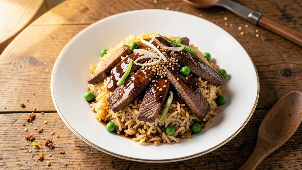 Authentic Beef Fried Rice Recipe: Wok-Toasted Grains and Savory Umami Crunch