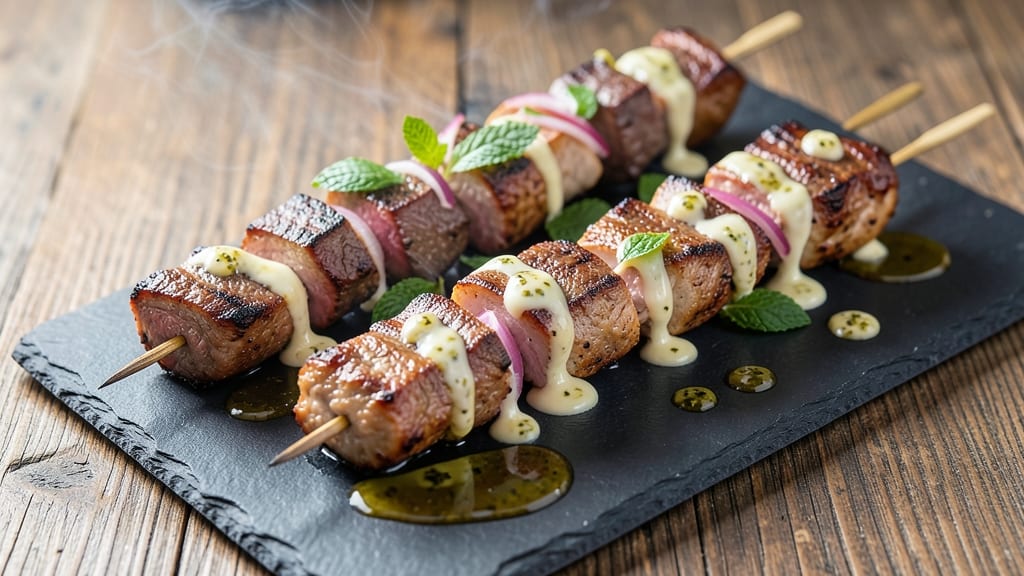 Beef and Chicken Shish Kabobs Recipe: Skewered Grill Magic With Charred Flavor